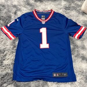 Nike Blue and Red Men's Jersey